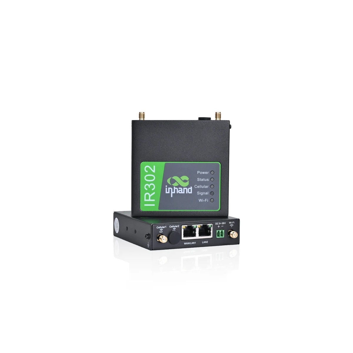 Router IR302 InHand 4G LTE industrial with VPN front view