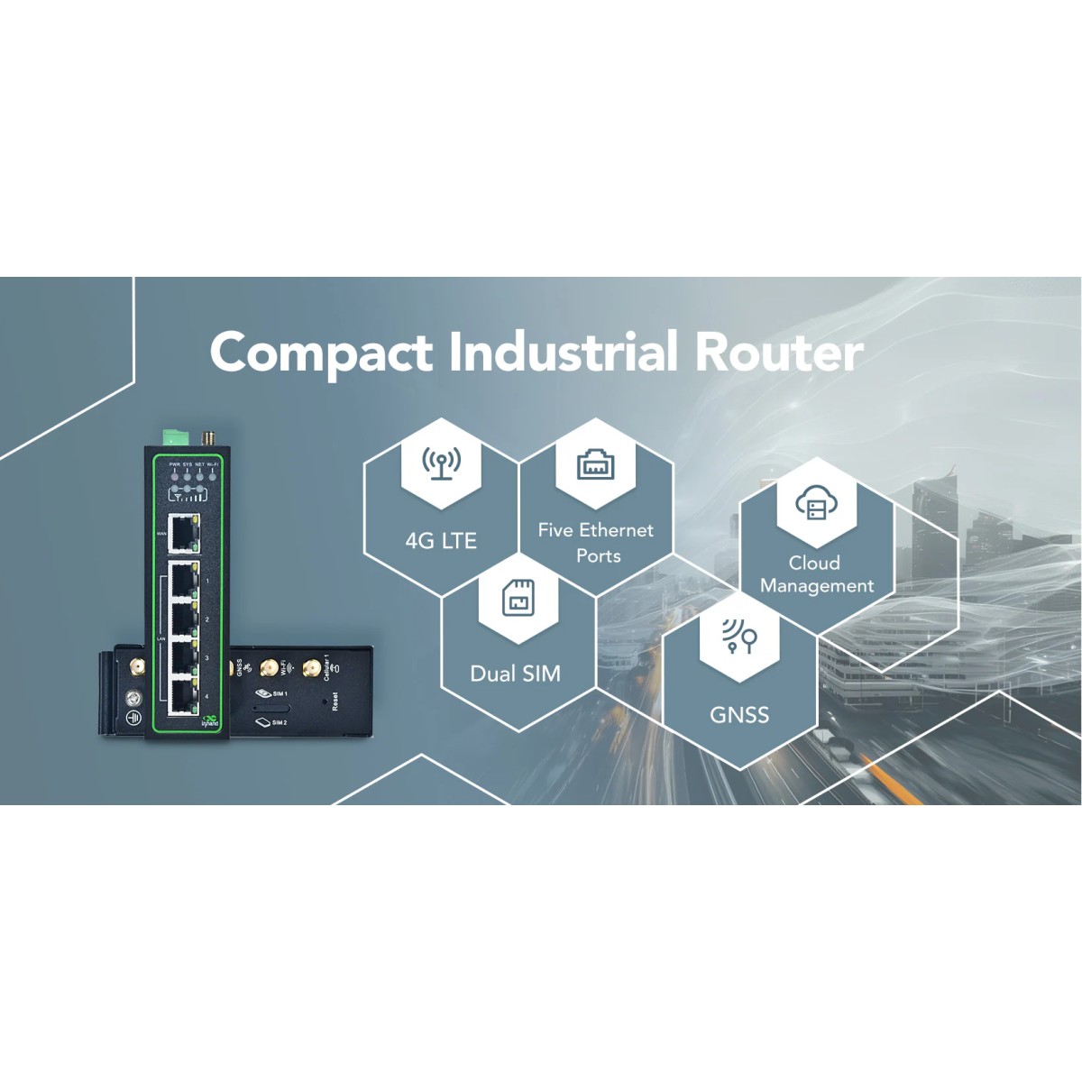 InHand IR315 router industrial 4G LTE with VPN