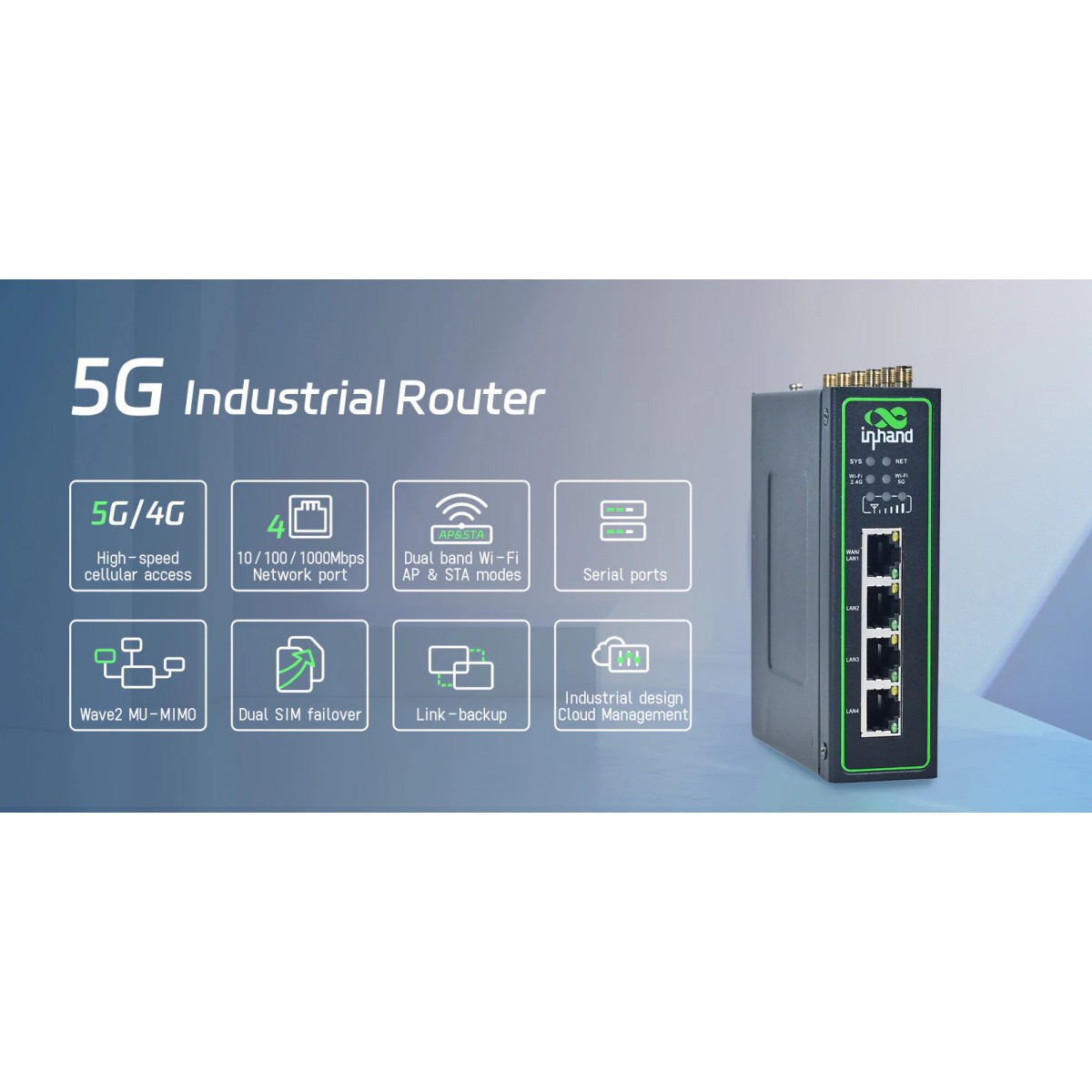 IR624 InHand Networks | Router IR624 | Telestar Shop Online