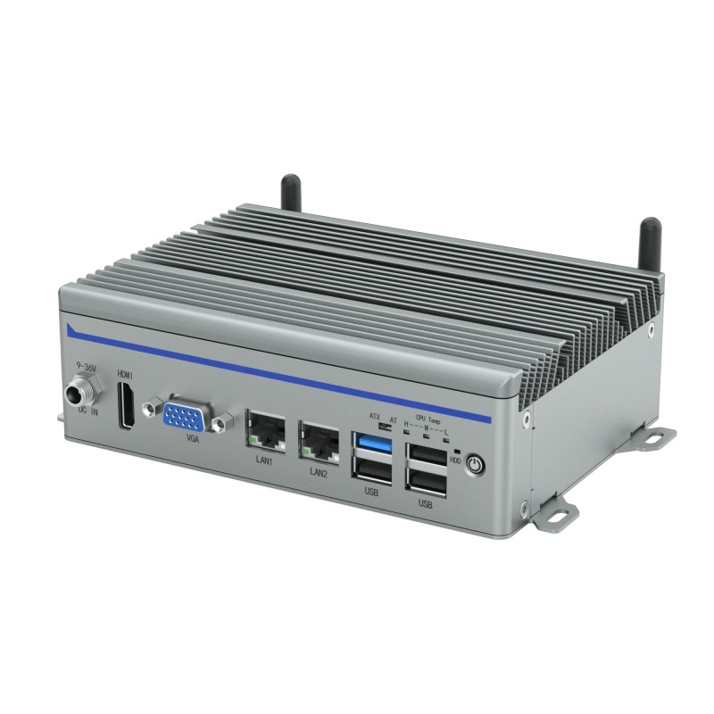Box PC industriale fanless JP-00-2604-C per quadro elettrico