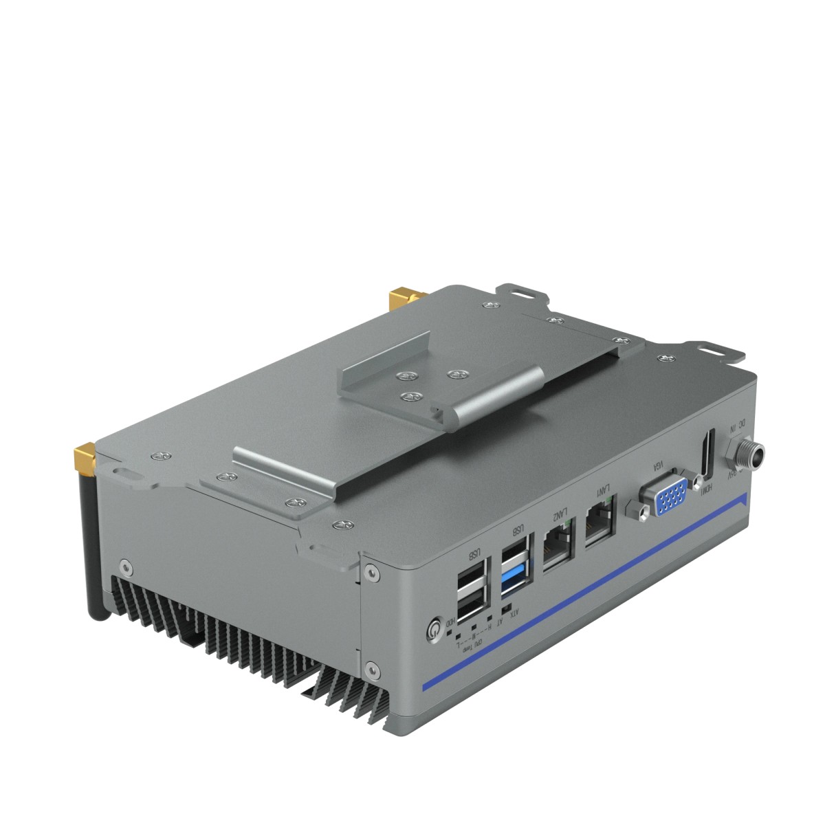 Fanless industrial box PC JP-00-2604-C cabinet