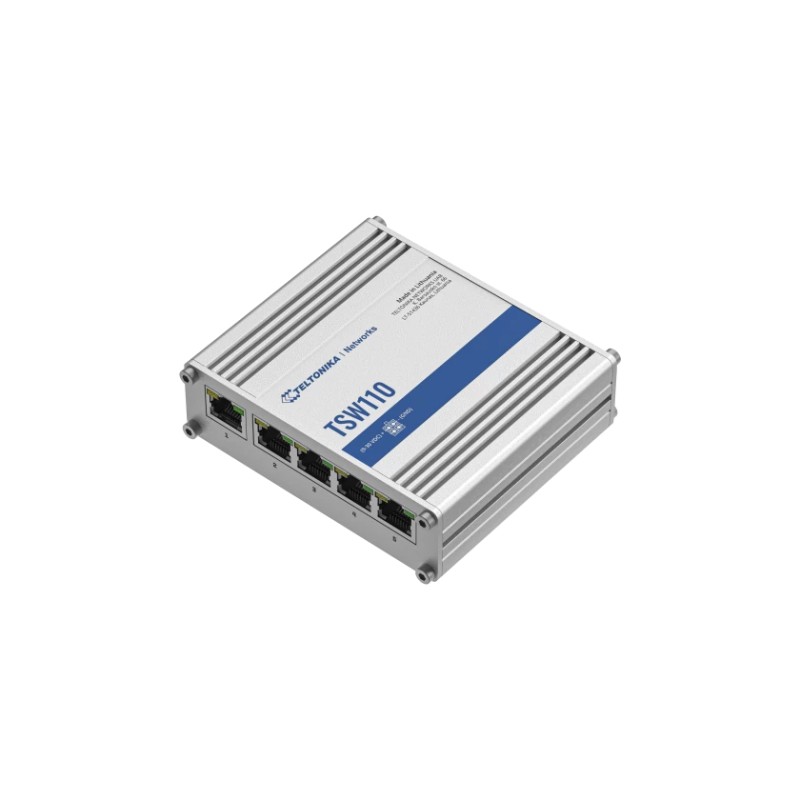 TSW110 Unmanaged Switch L2, 5 porte Gigabit