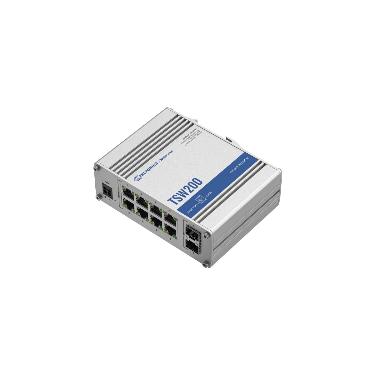 Teltonika | TSW200 Industrial Unmanaged POE+ Switch | Telestar Shop Online