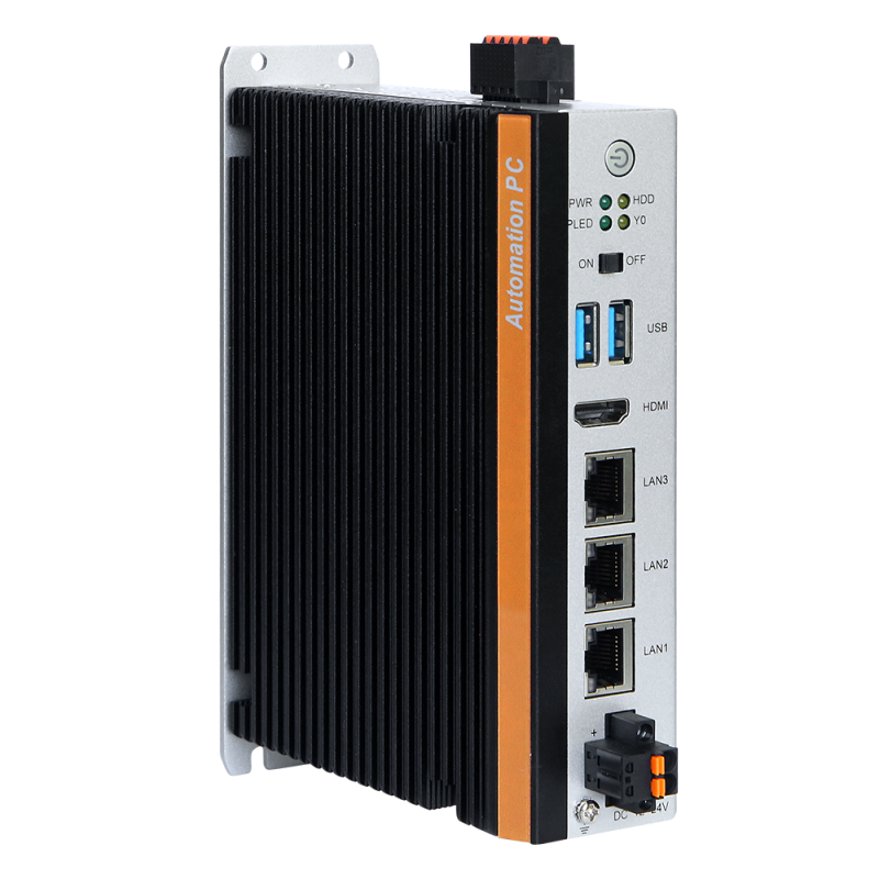 Box PC NL-00-6117-J industrial fanless finned Al-Mg housing for cabinet mounting