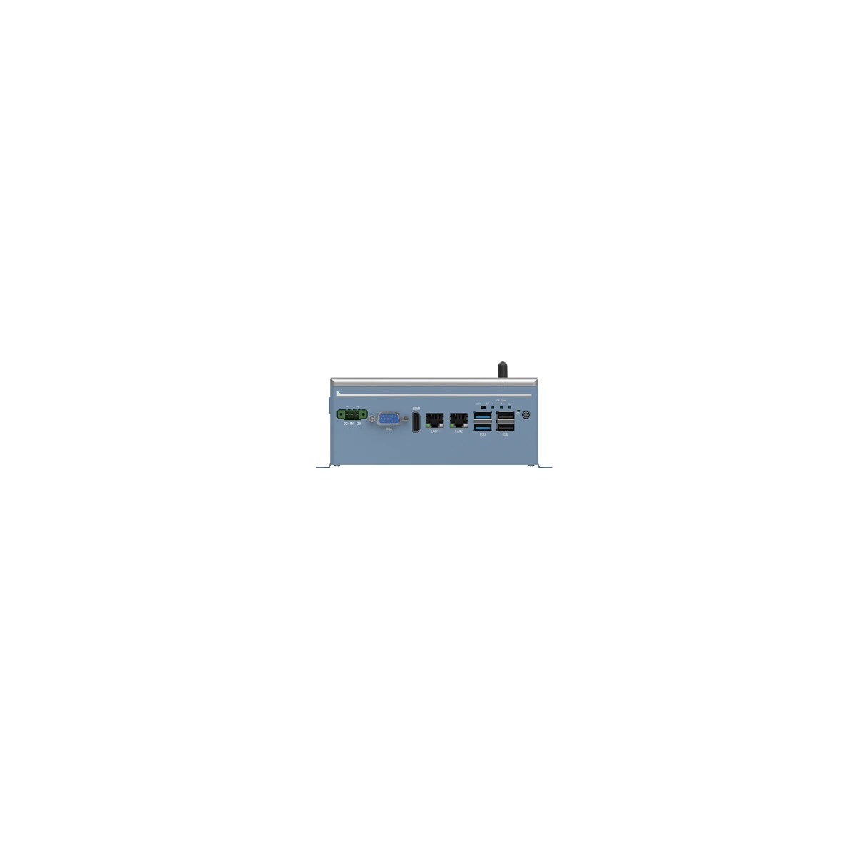 Fanless industrial box PC 9-36 VDC wide temperature -20 to +65