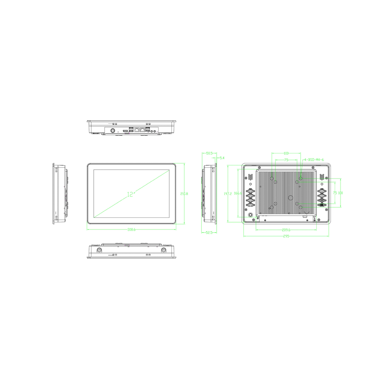 Telestar | Panel PC Industriale G120-FC-51J | Telestar Shop Online