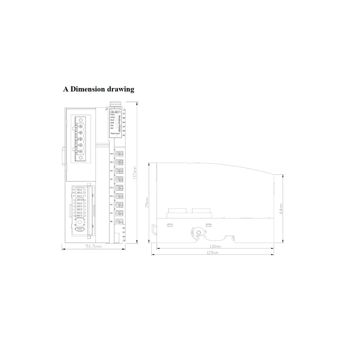 CN-8011 | Odot Modbus RTU Coupler Slave | Telestar Shop Online