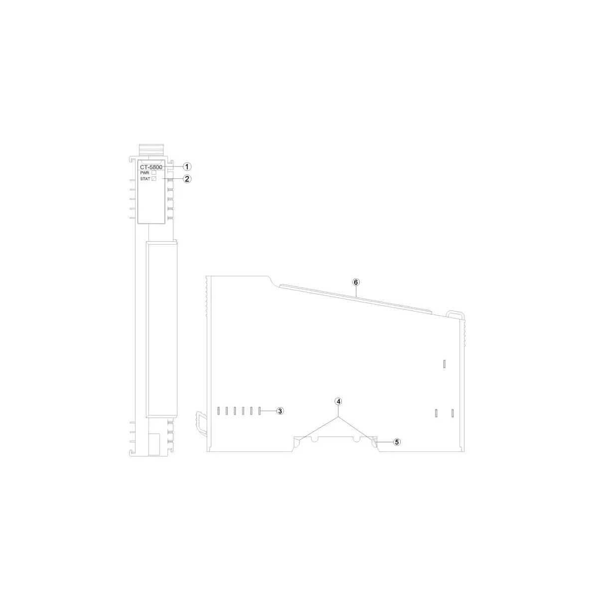 CT-5801 | Odot Terminal module channel I/O | Telestar Shop Online