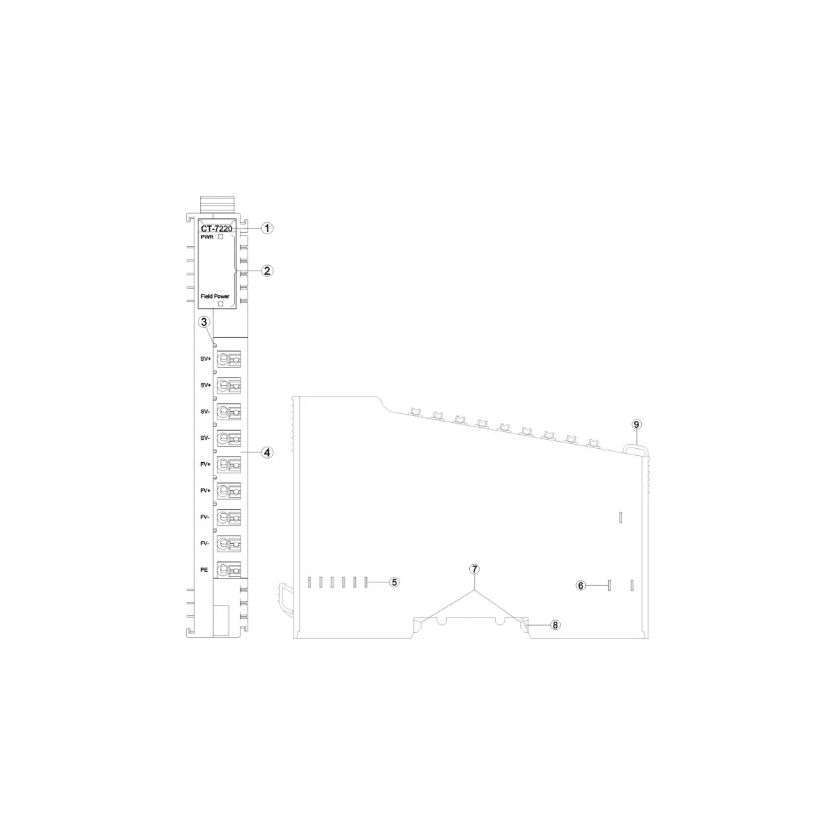 CT-7220 | Odot Power supply module channel I/O | Telestar Shop Online