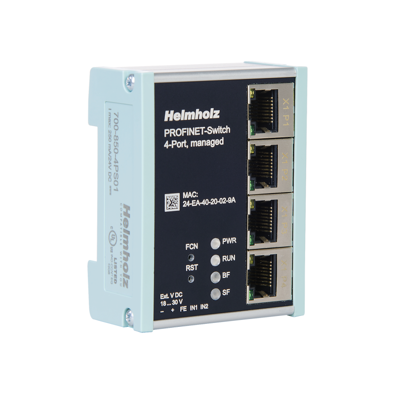 700-850-4PS01 Helmholz | Switch Profinet Managed 10/100Mb | Telestar Shop Online
