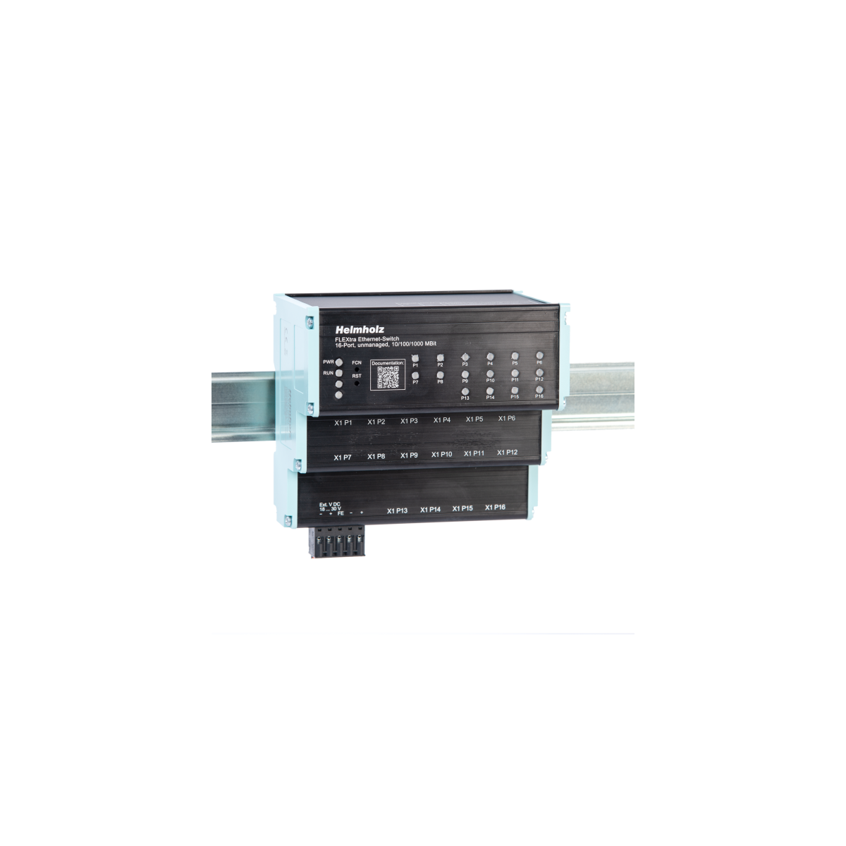 700-845-16S01 Helmholz | FLEXtra SLIM Switch unmanaged 16 porte | Telestar Shop Online