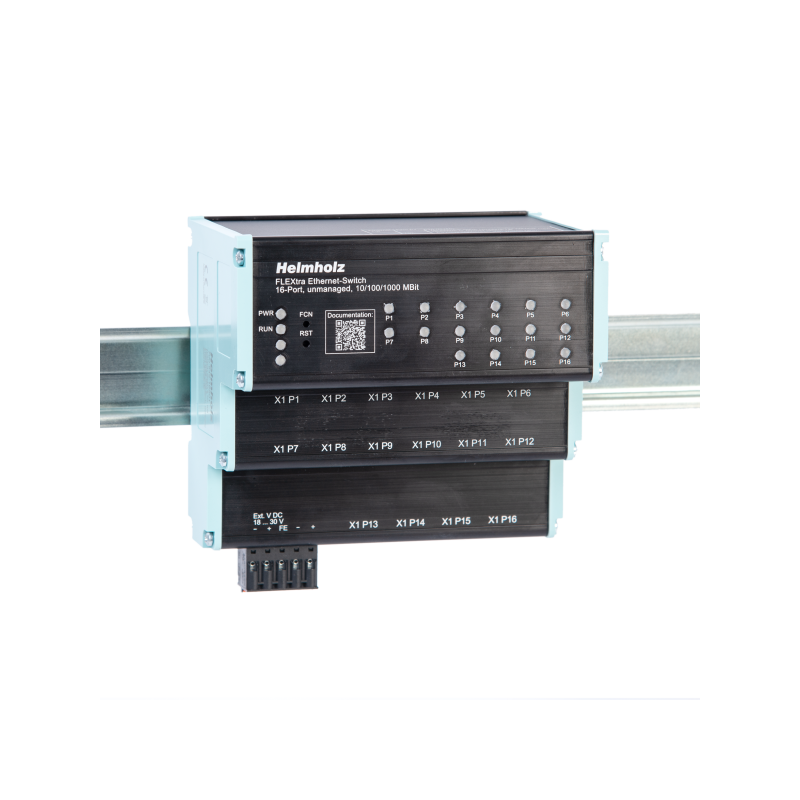 700-845-16S01 Helmholz | FLEXtra SLIM Switch unmanaged 16 porte | Telestar Shop Online